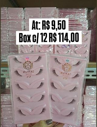 Kit com 5 Cílios Royal F27