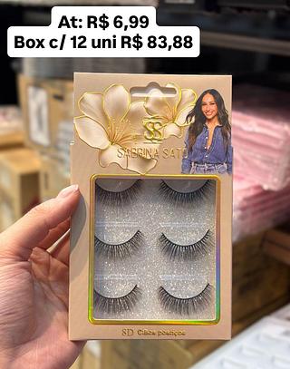 Cílios postiços 3 pares F005 - Sabrina Sato