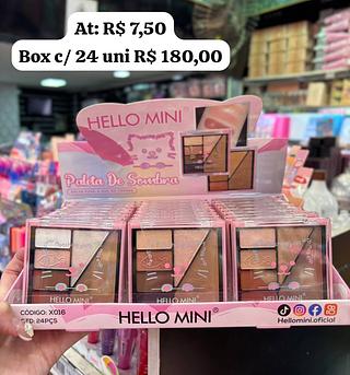 Paleta de sombras e Contorno ( cores sortidos )