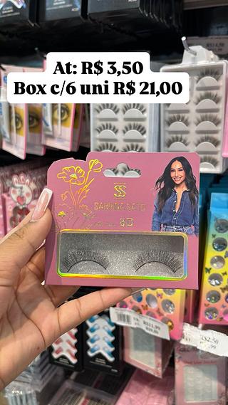 Cílios postiços 1 par F006 - Sabrina Sato