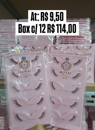 Kit com 5 Cílios Royal F24