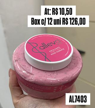 Esfoliante corpo e rosto - Rose essence - Alleva