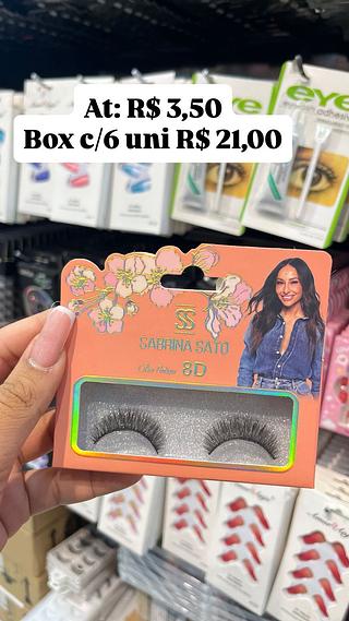 Cílios postiços 1 par F007 - Sabrina Sato