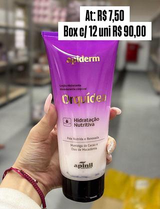 Loção Hidratante corporal Apiderm Orquídea 190g