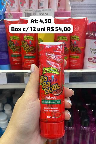 Sabonete Liquido Cheirinho de Chiclete Melancia 100ml