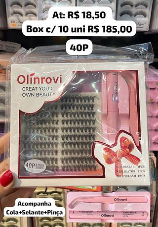 Kit Cílios Tufinho/ Cola/Selante/Pinça *40P*