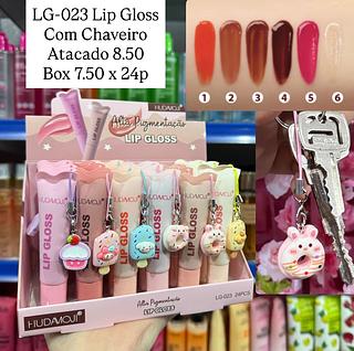 Lip Gloss com Chaveiro ( cores sortidos )
