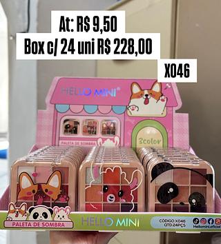 Paleta de sombra 09 cores bichinho ( cores sortidos )