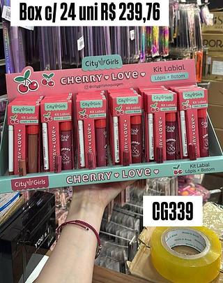 Kit de 6 cores kit labial batom & lip liner - cores sortidos