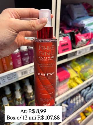 body sprash irresistivel - femme fatale