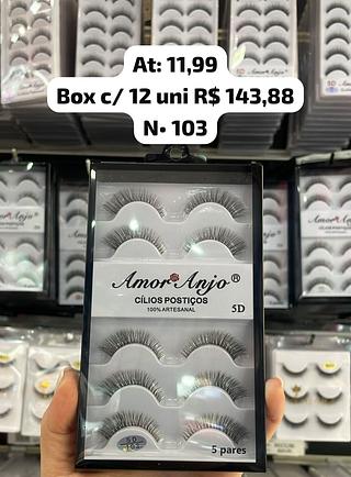 Cílios Postiços Base Transparente