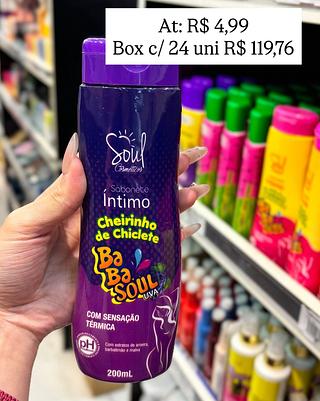 Sabonete intimo babasoul uva soul