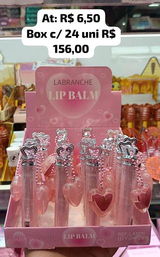 Lip Balm 2 em 1 - Chaveiro Coração