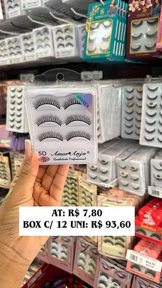 Cílios postiços 3 pares 5D-28 - Amor anjo