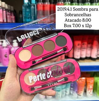 Paleta Sombra Para Sobrancelhas Perfect Colors Vivai