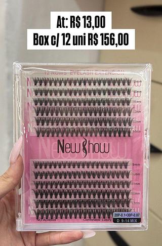 Cílios postiços extensão - New How