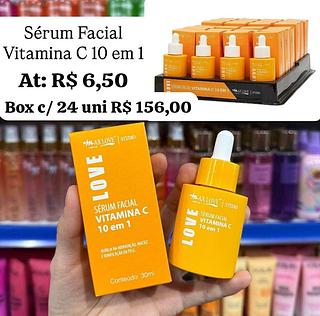 Sérum facial Vitamina C 10 em 1 - Max Love
