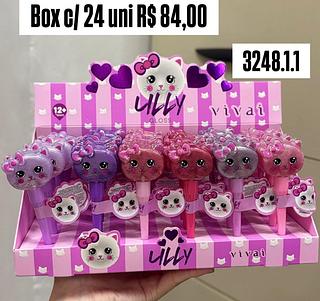 Lip gloss gatinho lilly ( COR SORTIDOS )