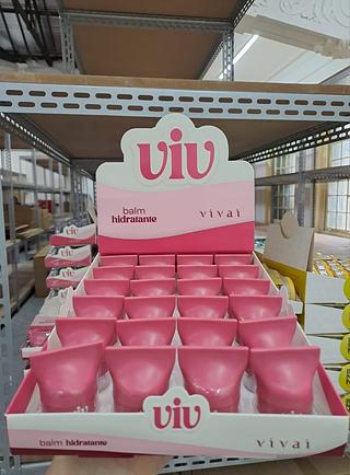 Balm hidratante Vivai - cores sortidos