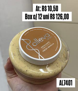 Esfoliante corpo e rosto - fresh vanilla - Alleva