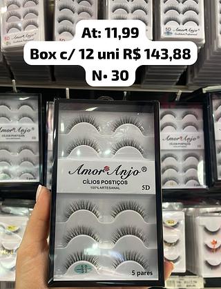 Cílios Postiços Base Transparente