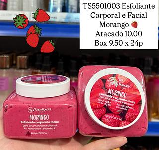 Esfoliante Corporal e Facial de Morango Toque Special