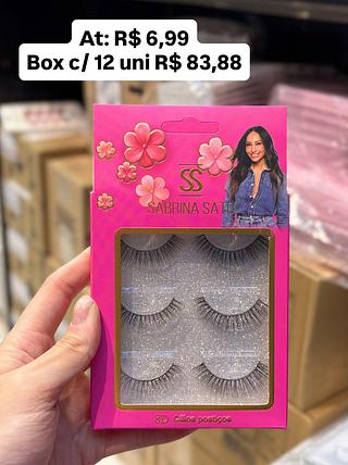 Cílios postiços 3 pares F012- Sabrina Sato