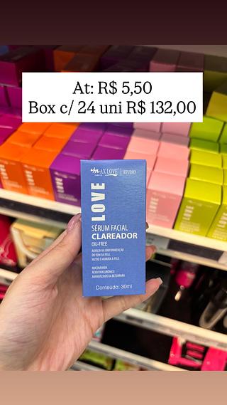 Serum facial clareador Max love