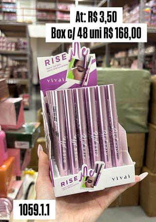 Lápis retrátil para sobrancelhas marrom - Vivai