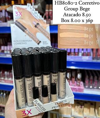 Corretivo Flawless Grupo 2 Ruby Rose - cores sortidos