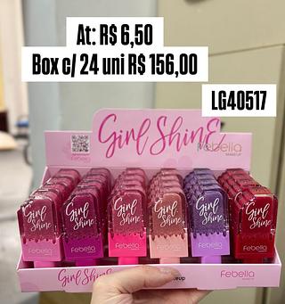 Lip gloss mágico girl shine ( cores sortidos )