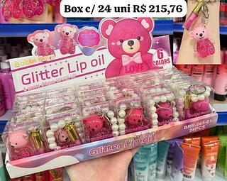 Lip oil com chaveiro - cores sortidos