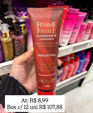 Hidratante corporal irresiistivel