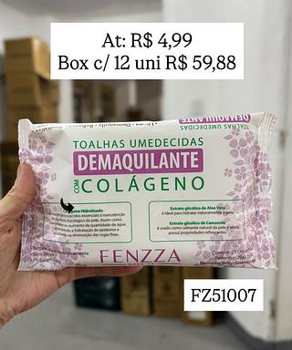 Lenço Umedecido Colágeno Fenzza