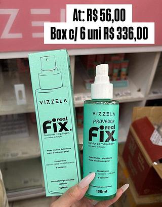 Real fix fixador de maquiagem 150ml - Vizzela